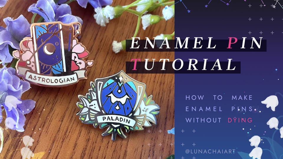 How to make enamel pins without dying